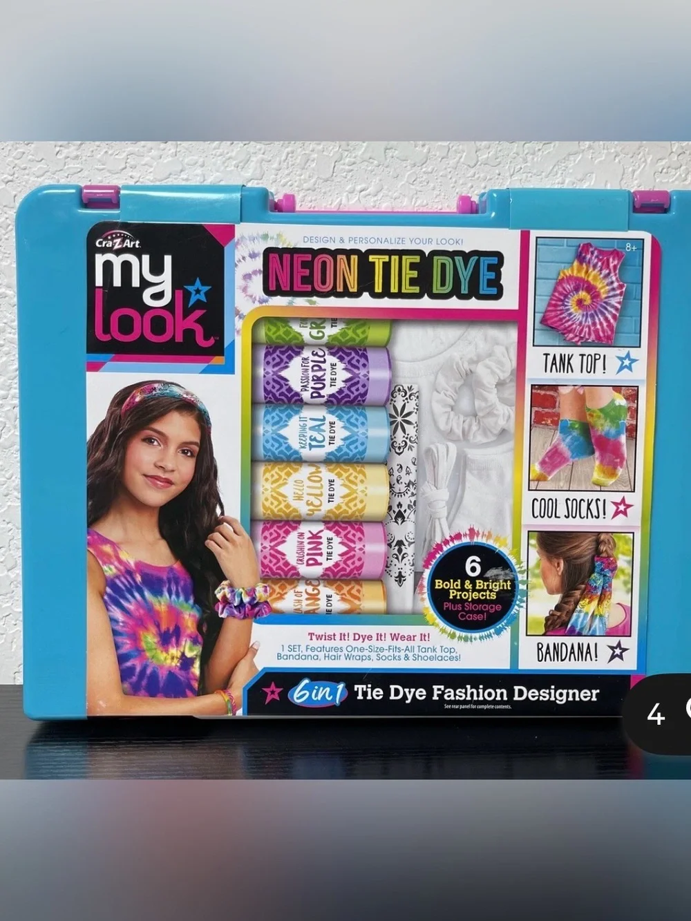Crazy art My Look Neon Tie Dye Fashion Designer